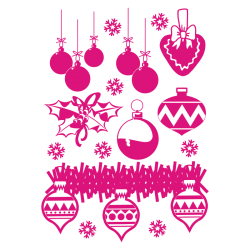 Sticker Planche de Noël
