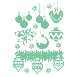 Sticker Planche de Noël