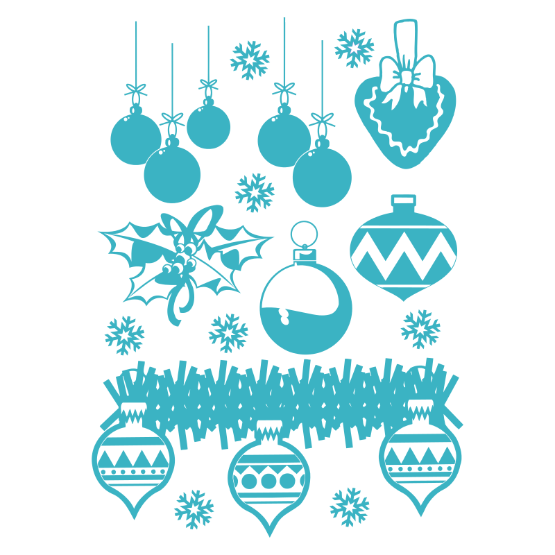Sticker Planche de Noël
