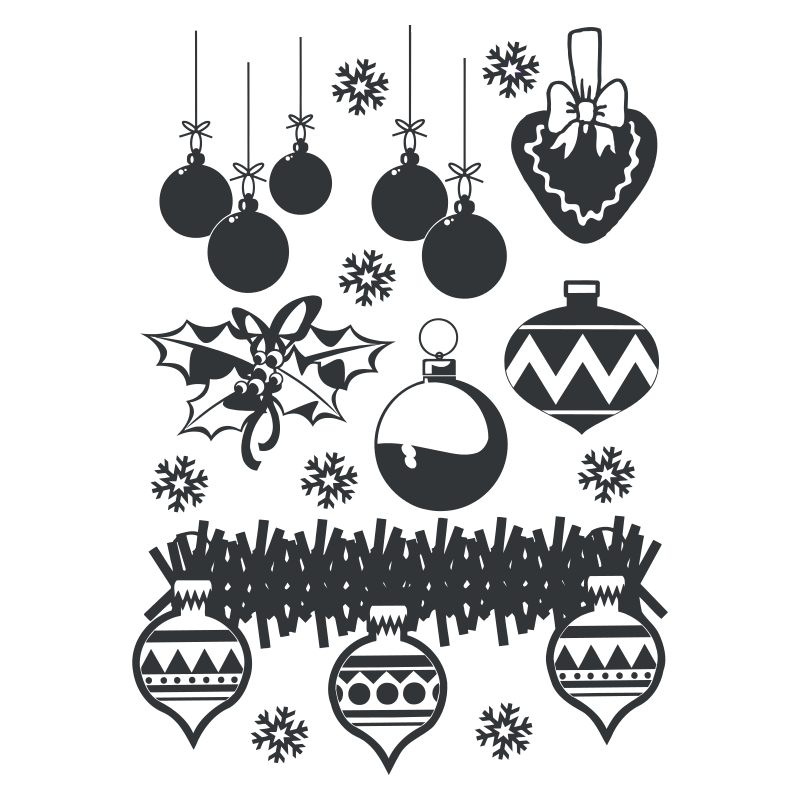 Sticker Planche de Noël