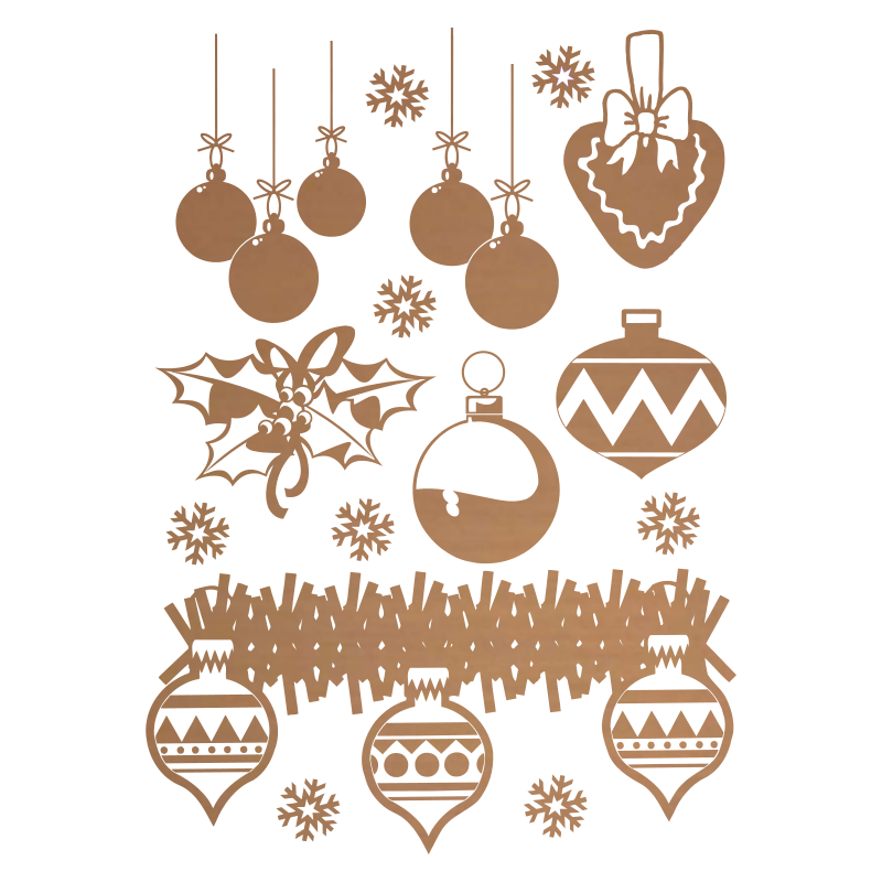 Sticker Planche de Noël