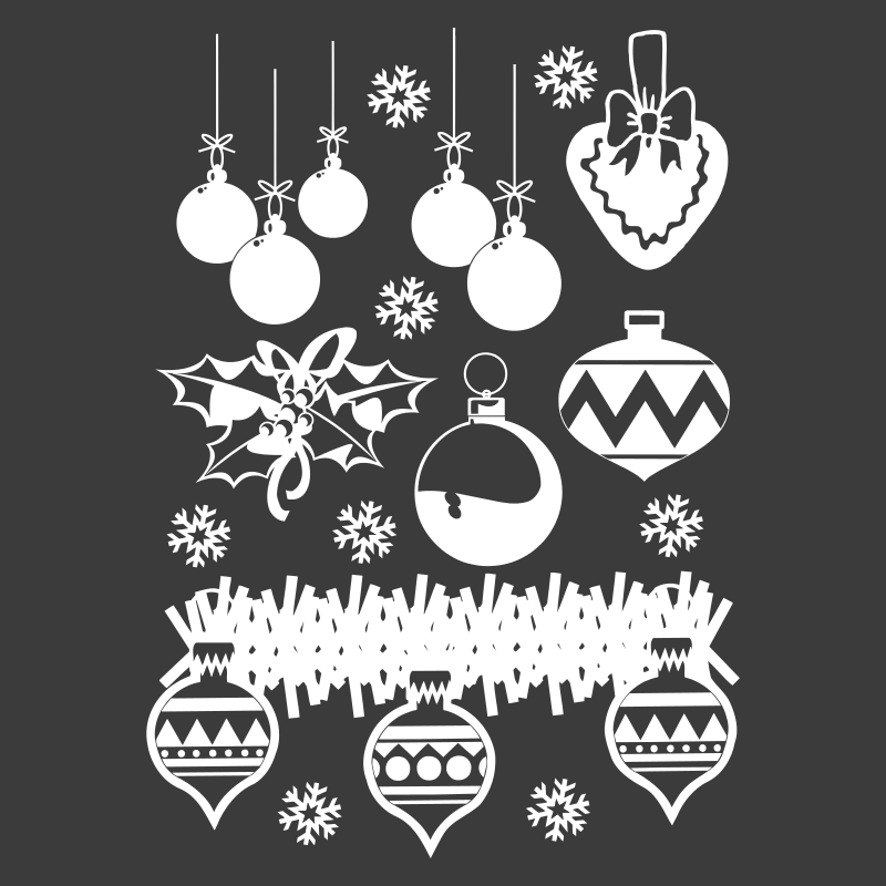 Sticker Planche de Noël