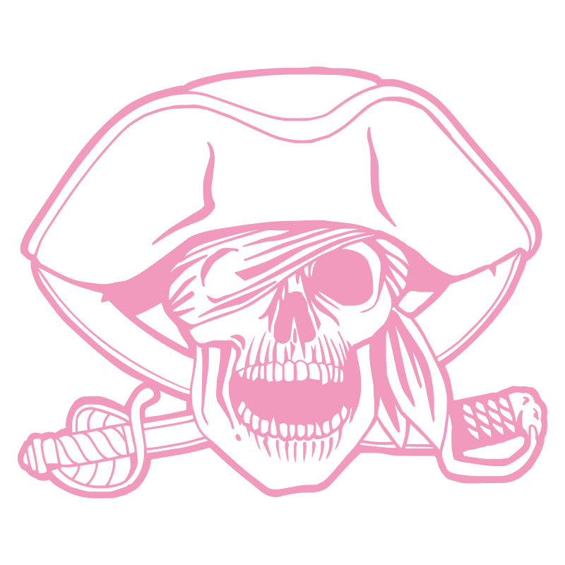 Sticker Tête de Mort  Pirate