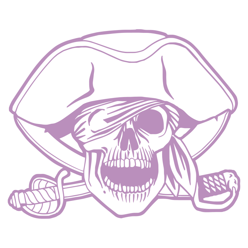 Sticker Tête de Mort  Pirate