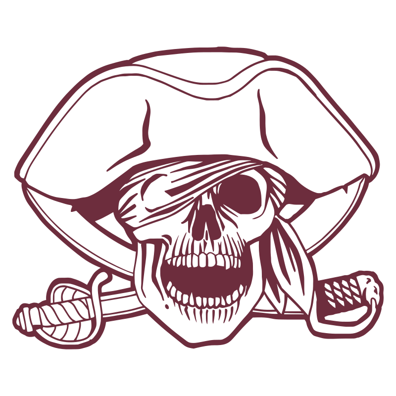 Sticker Tête de Mort  Pirate
