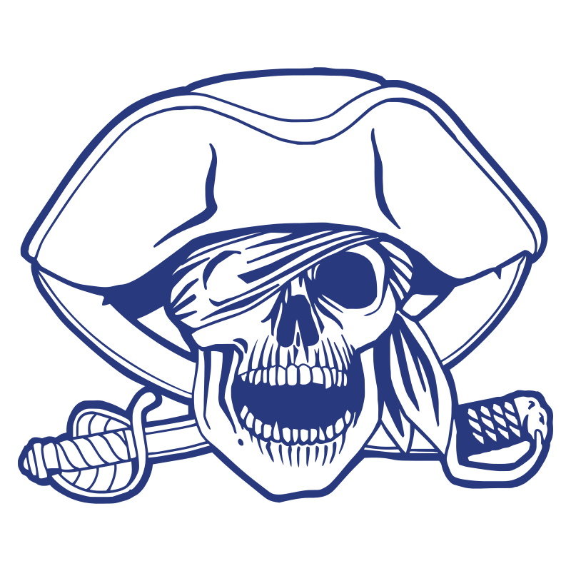 Sticker Tête de Mort  Pirate