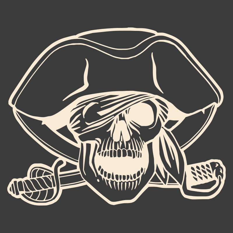 Sticker Tête de Mort  Pirate