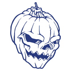 Sticker Tête de Mort  Citrouille