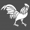 Pochoir coq