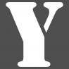 Pochoir lettre Y