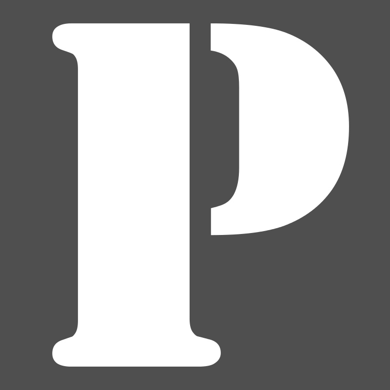 Pochoir lettre P