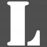 Pochoir lettre L