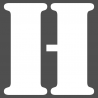 Pochoir lettre H