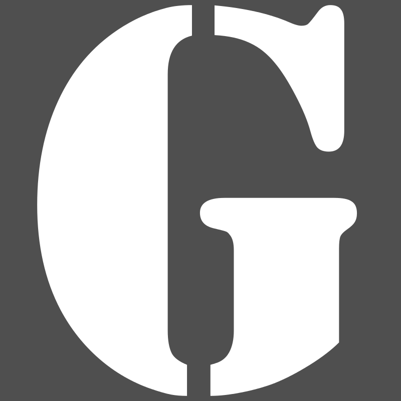 Pochoir lettre G