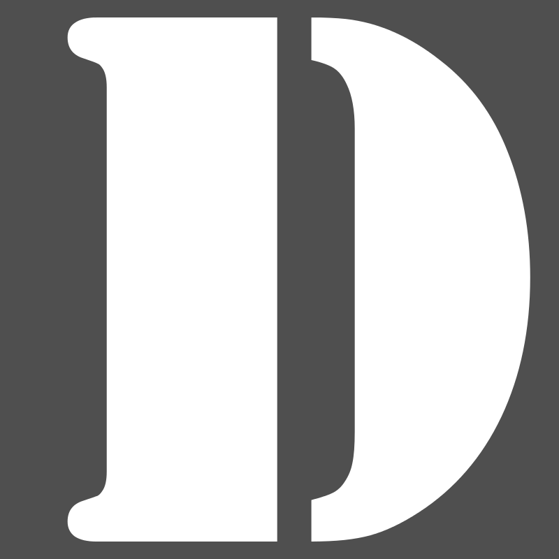 Pochoir lettre D
