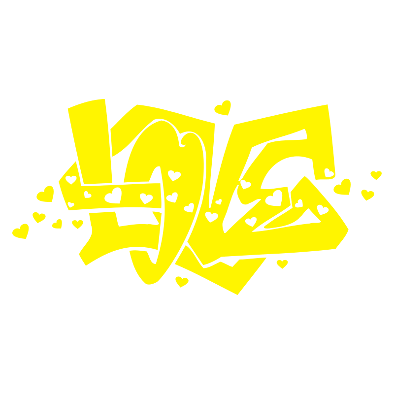 Sticker graffiti Love