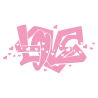 Sticker graffiti Love