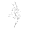 Sticker Branche fleurie