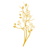 Sticker Branche fleurie