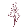 Sticker Branche fleurie