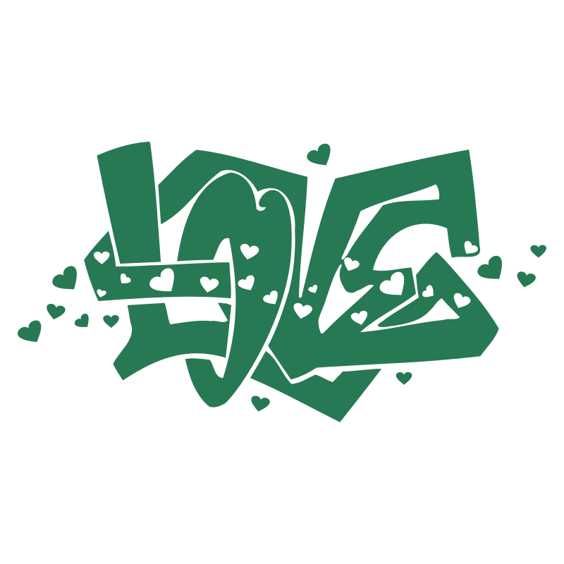 Sticker graffiti Love