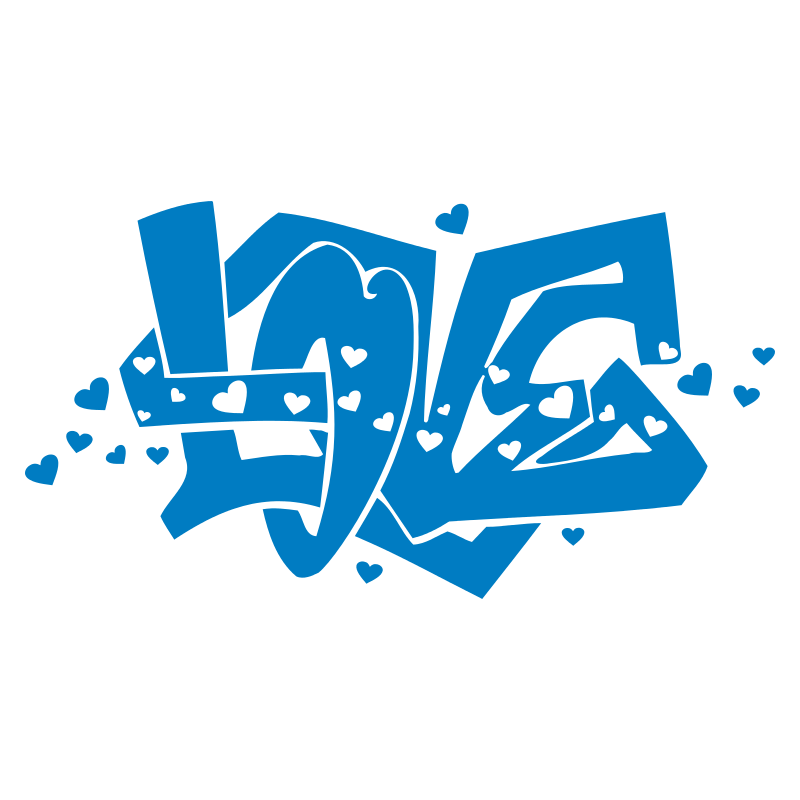 Sticker graffiti Love