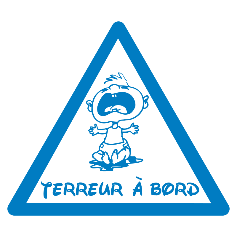 Stickers Bébé à Bord personnalisable