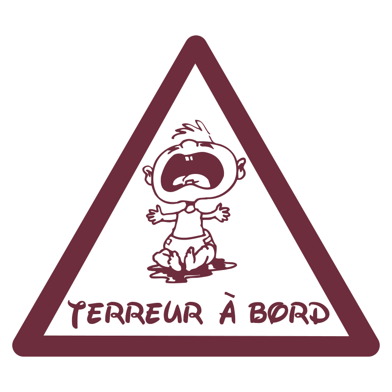 Stickers Bébé à Bord personnalisable