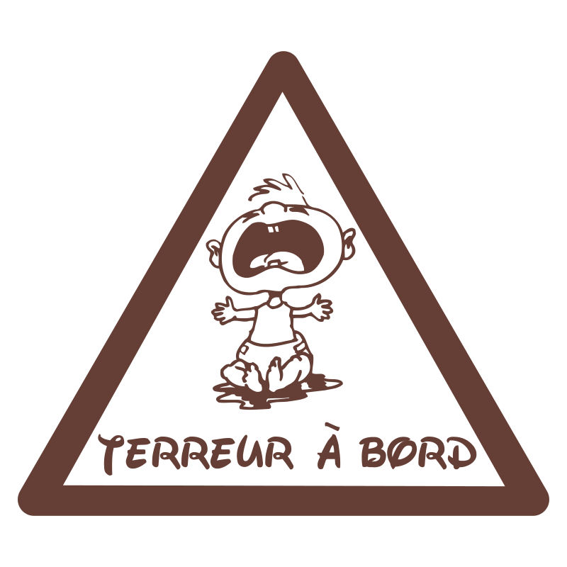 Stickers Bébé à Bord personnalisable