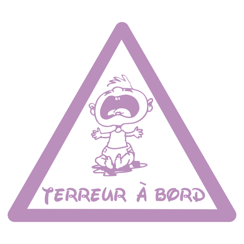 Stickers Bébé à Bord personnalisable