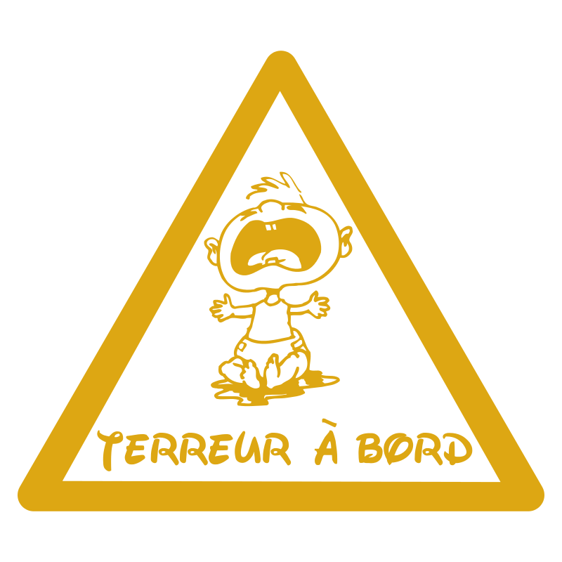 Stickers Bébé à Bord personnalisable