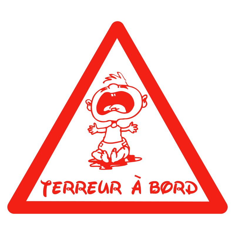 Stickers Bébé à Bord personnalisable
