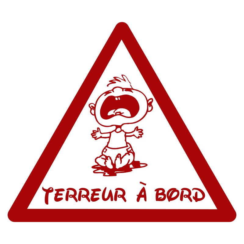 Stickers Bébé à Bord personnalisable