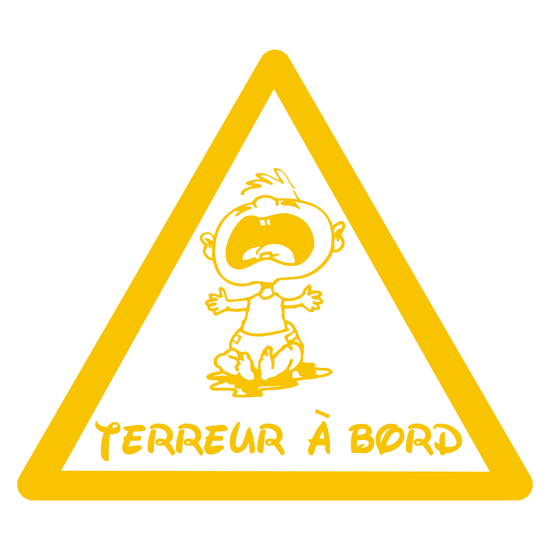 Stickers Bébé à Bord personnalisable