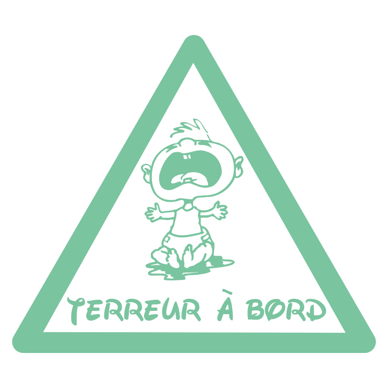 Stickers Bébé à Bord personnalisable