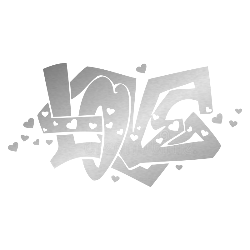 Sticker graffiti Love