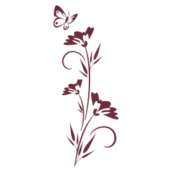 Sticker Fleurs japonaise N°44