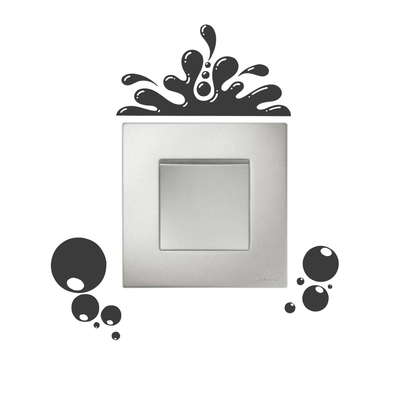 Sticker Bulles pour interrupteur