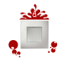 Sticker Bulles pour interrupteur