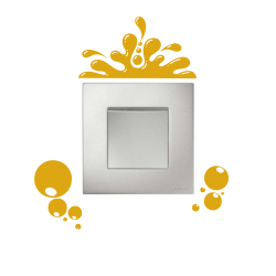 Sticker Bulles pour interrupteur