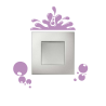 Sticker Bulles pour interrupteur