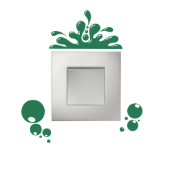 Sticker Bulles pour interrupteur