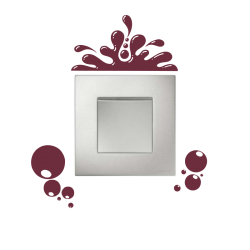 Sticker Bulles pour interrupteur
