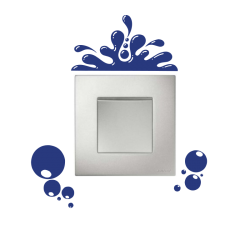 Sticker Bulles pour interrupteur