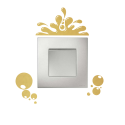 Sticker Bulles pour interrupteur