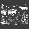Stickers Paysage Camarguais