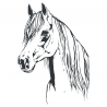 Sticker Tête de Cheval N°4