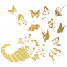 Sticker Corne papillons