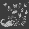 Sticker Corne papillons