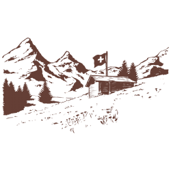 Sticker Chalet Suisse